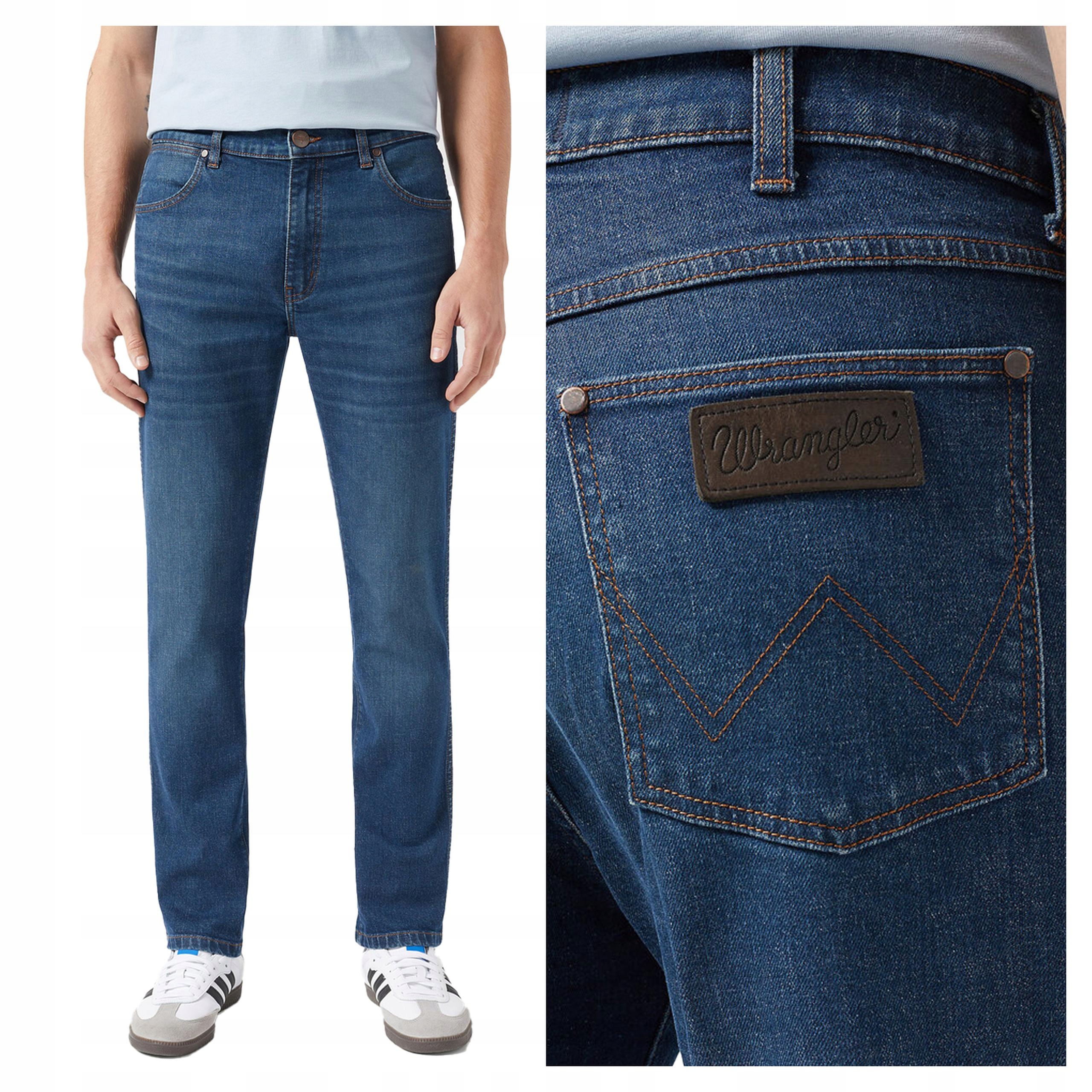 Wrangler Larston W31 L34 Pánské džínové kalhoty džíny Přiléhavé