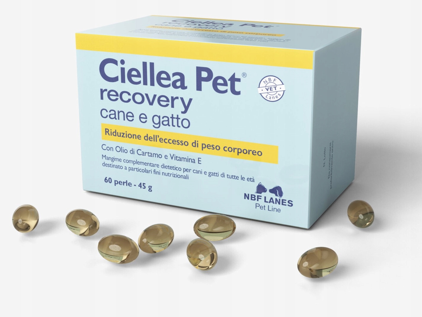 Ciellea Pet dla kota, dla psa Nbf Lanes kapsułki żelatynowe 200 g 60 szt.