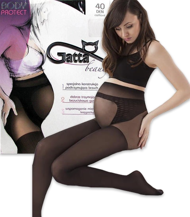 

Gatta Body Protect 40 den - rajstopy ciążowe - r4