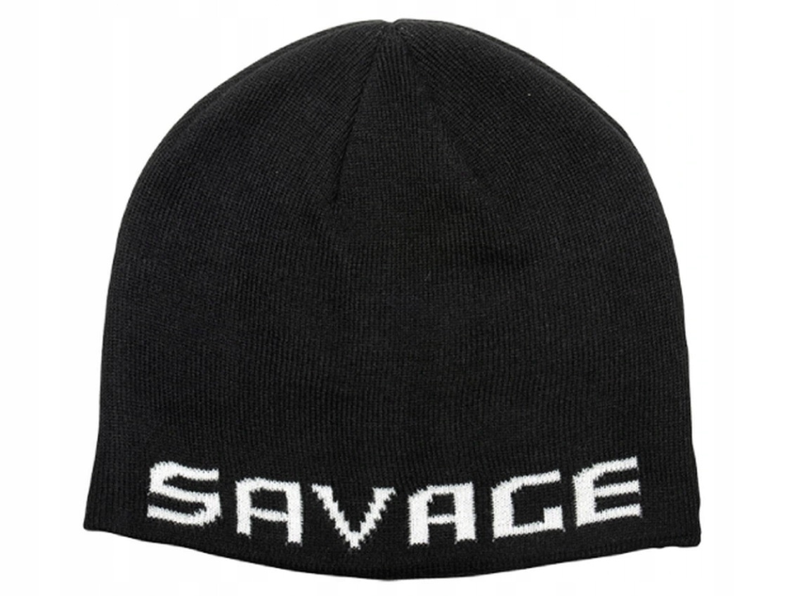 Czapka Savage Gear Logo Beanie One Size Rock Black