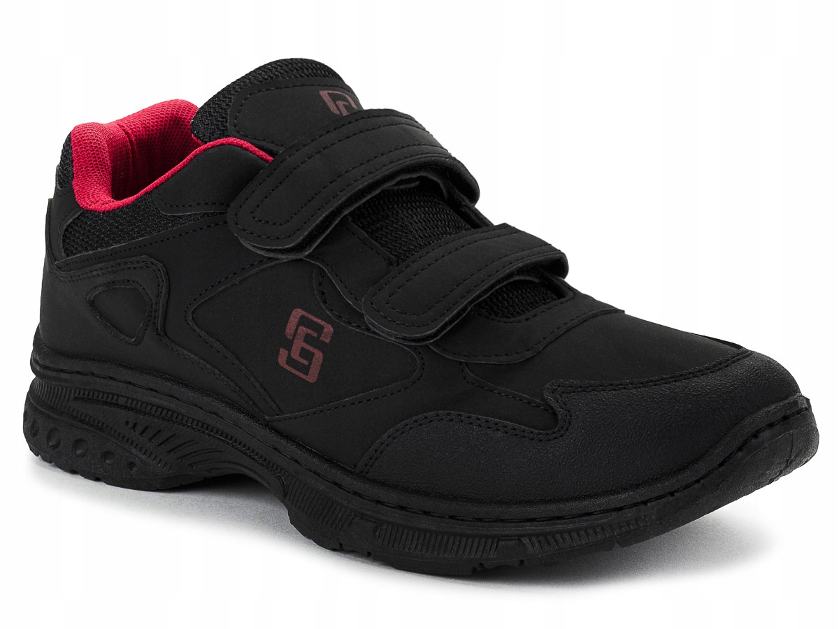 Buty męskie mocne obuwie sportowe adidasy na rzepy P2