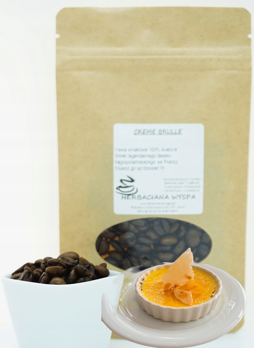 Levně Káva Creme Brulle 1 kg zrnková/mletá, neobvyklá