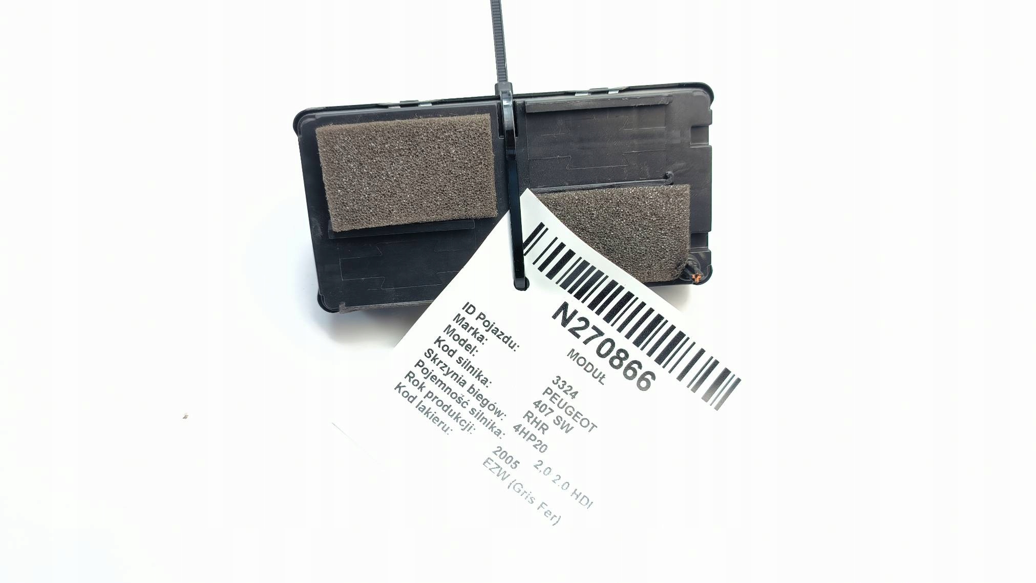 modulo pressione pneumatici, gomme 9655140080 PEUGEOT 407 SW