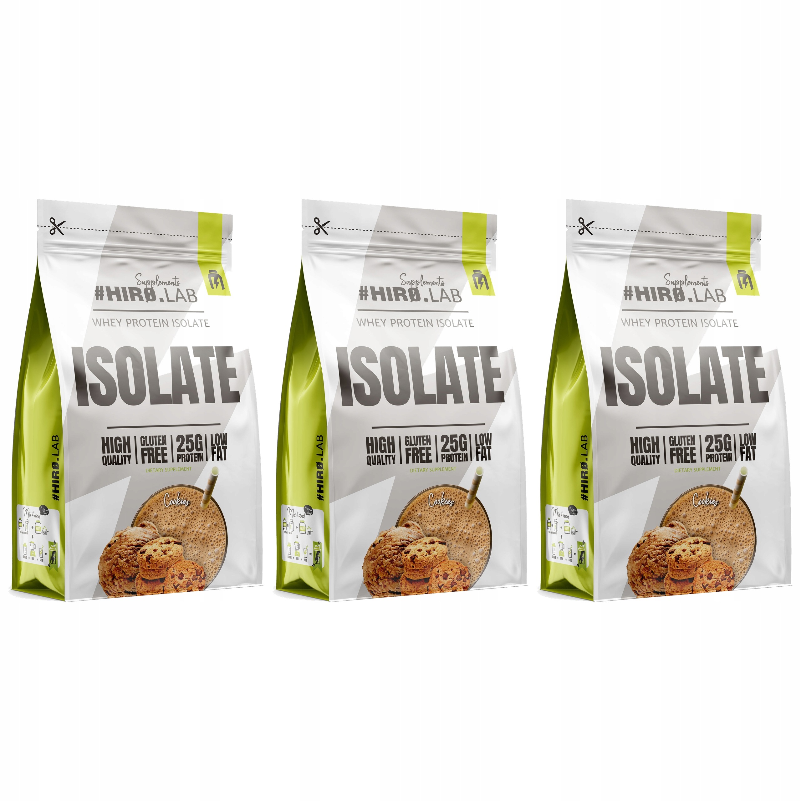 3x Protein Wpi Whey Protein Isolate Izolat Protein 700 g Sušenka Hi