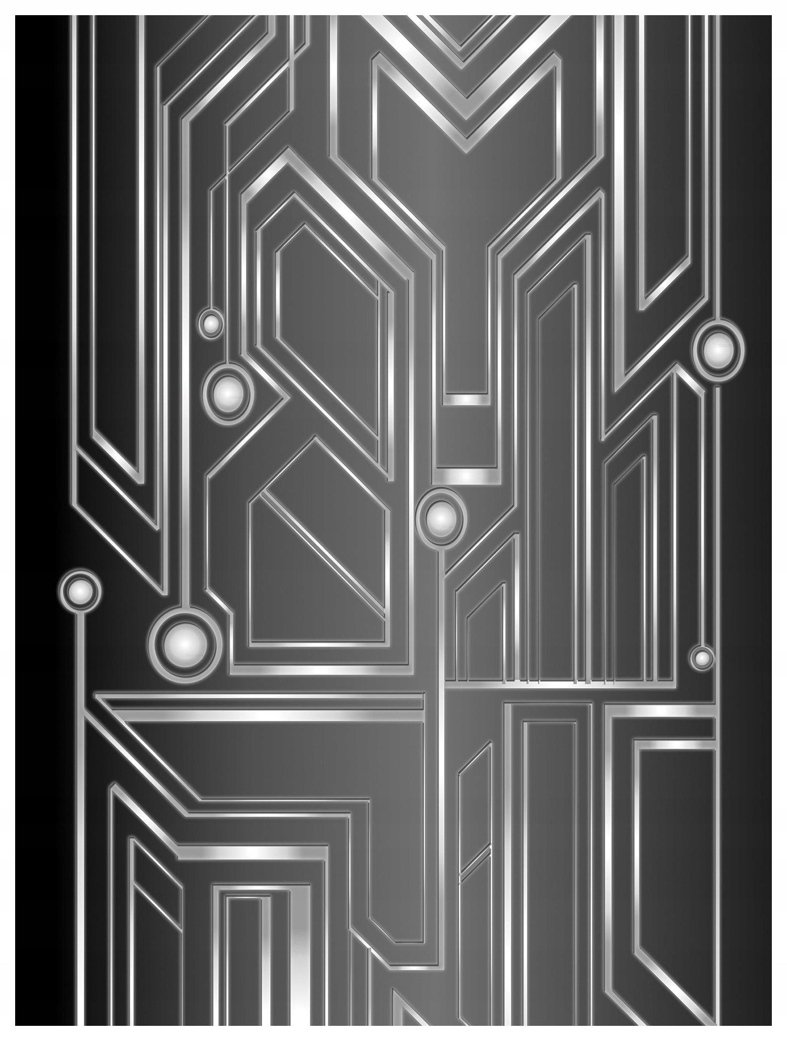 Fototapeta Futurismus geometrie high-tech abstrakce vinylová 184x254 lepidlo