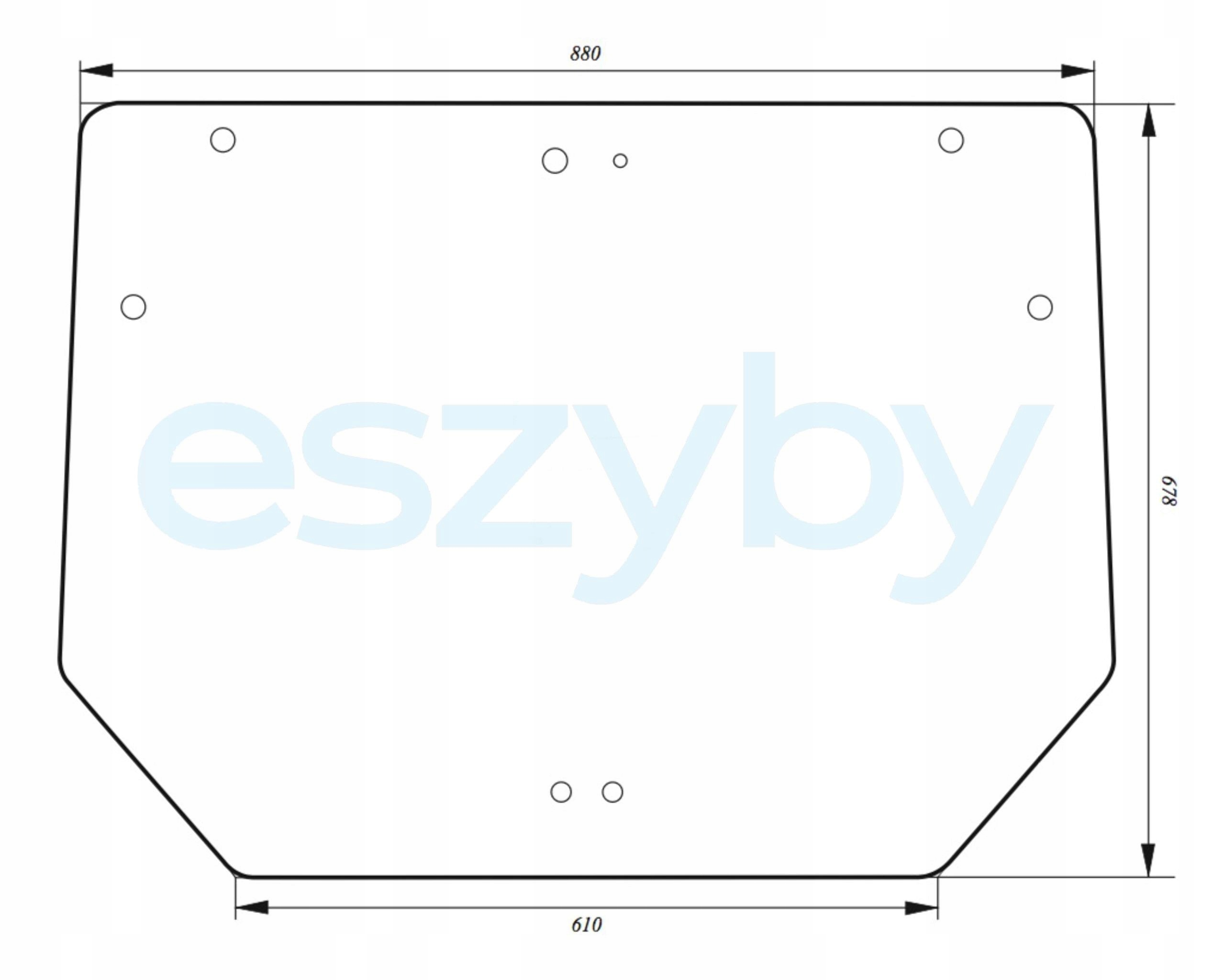 Case Farmall C 55 65 75 85 95 105 zadní