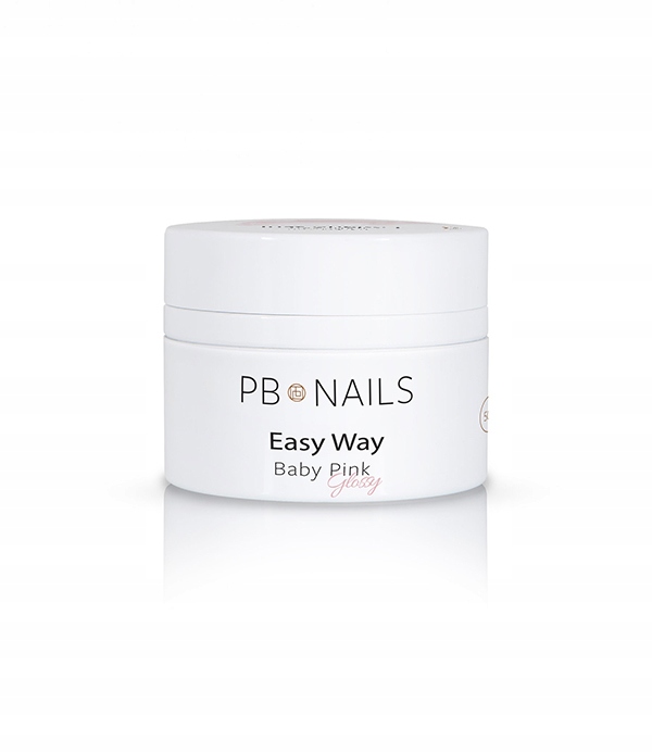 

Pbnails Żel budujący Easy Way Baby Pink Glossy 50g