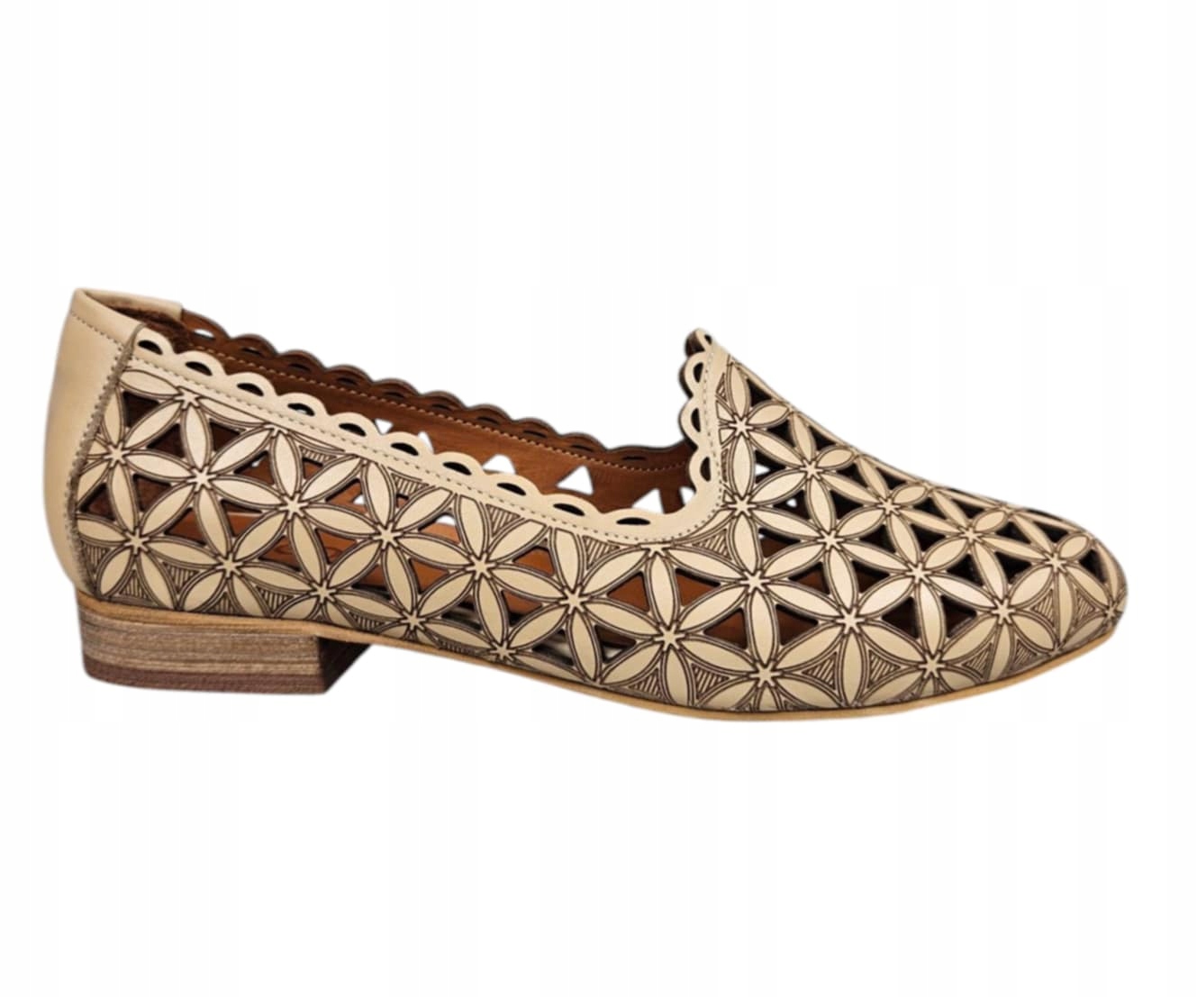 Modo Ažurové Baleríny 944 707 Zn Ayk Béžové vel. 40