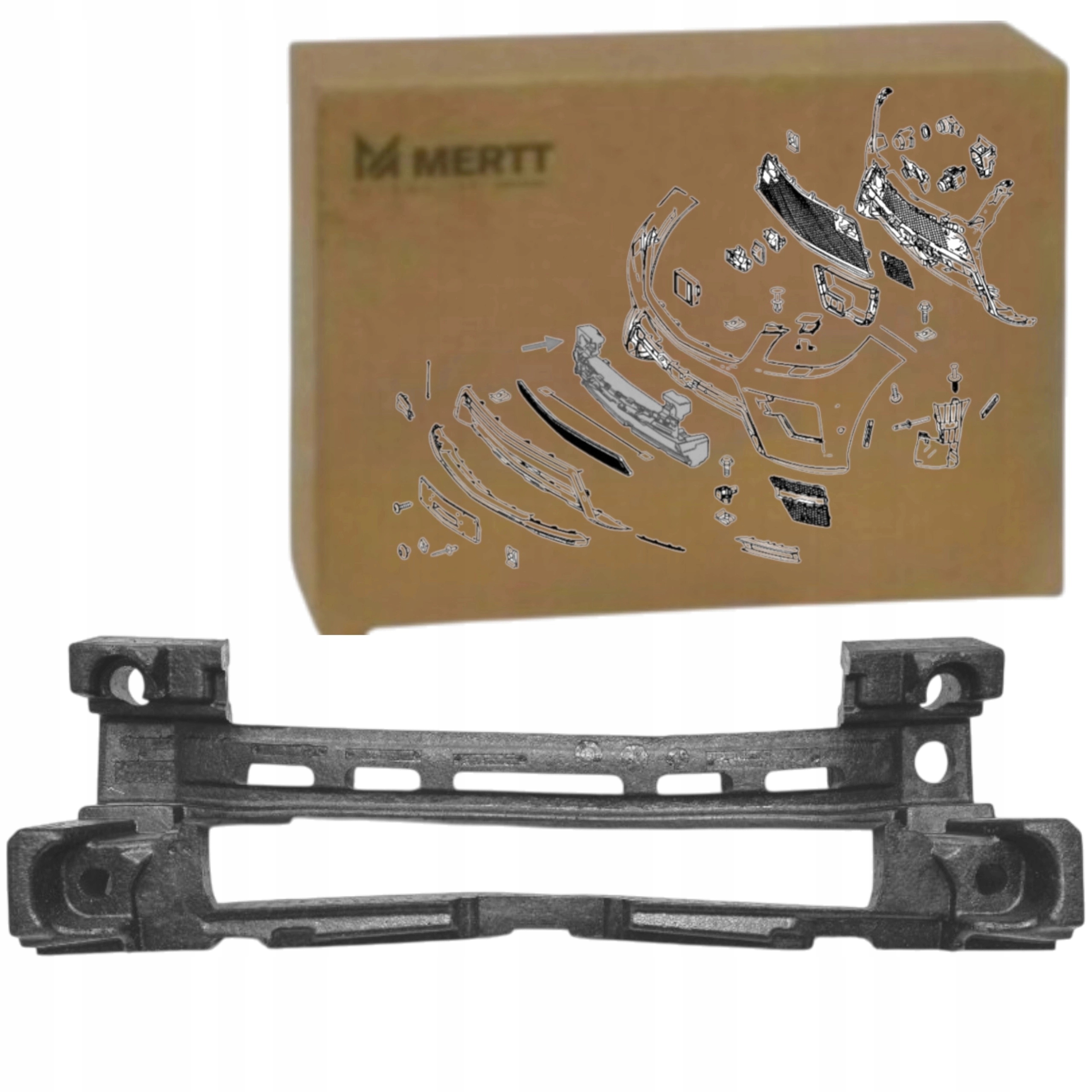 Nárazníkový Nárazník Absorber A1668850537 Mercedes Benz M-class W166 2011-2015