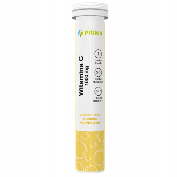 PRIMA Vitamín C 1000 mg šumivé tablety - 20 ks.