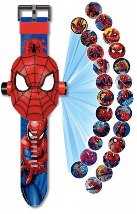 Zegarek Spiderman z projektorem LED rzutnik zdjęć Marka Inna marka