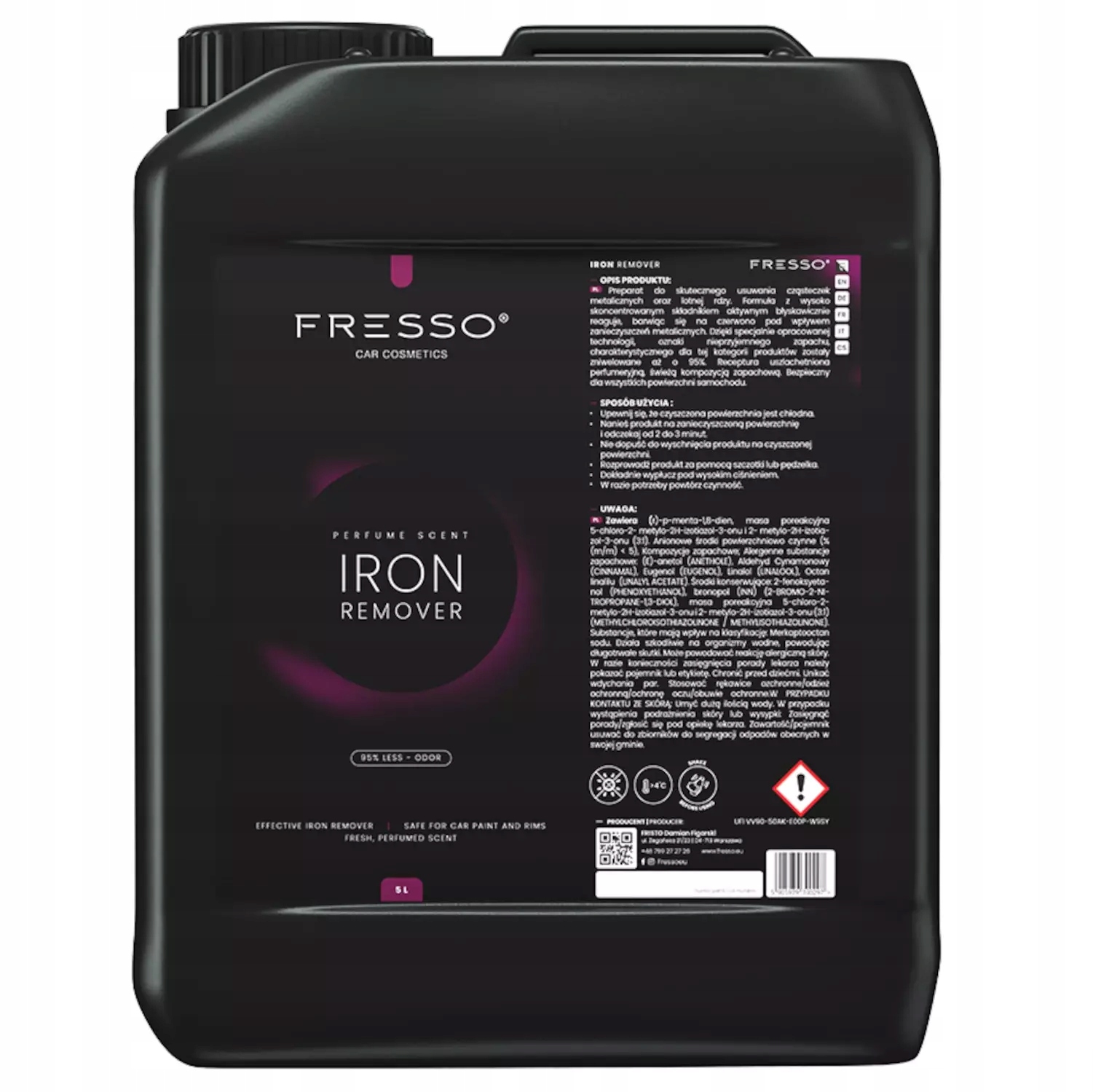 Fresso Iron Remover 5L deiornizer o zapachu cukierków