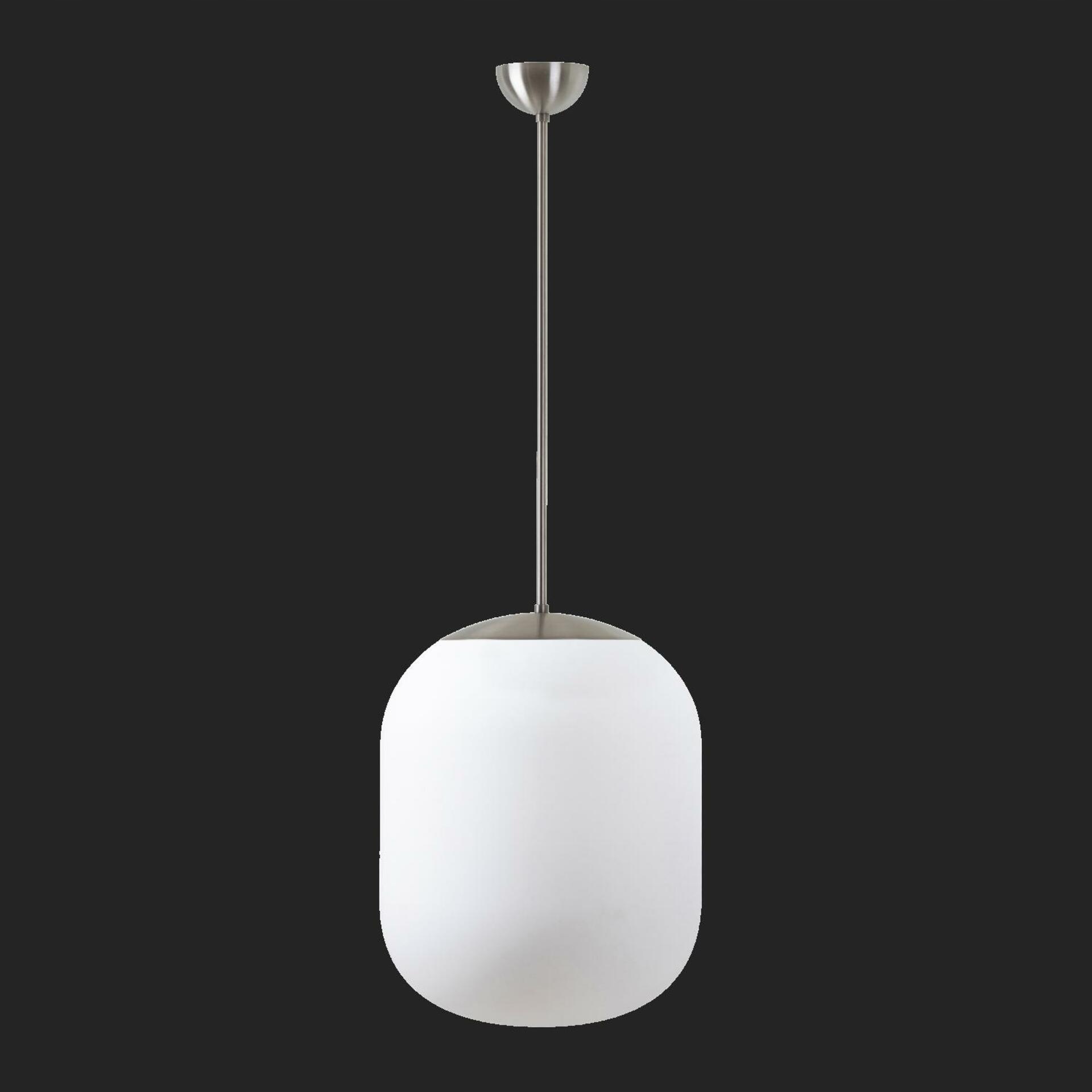 Osmont 68206 Tania P2 závesné sklenené svietidlo nerez brúsená biela IP40