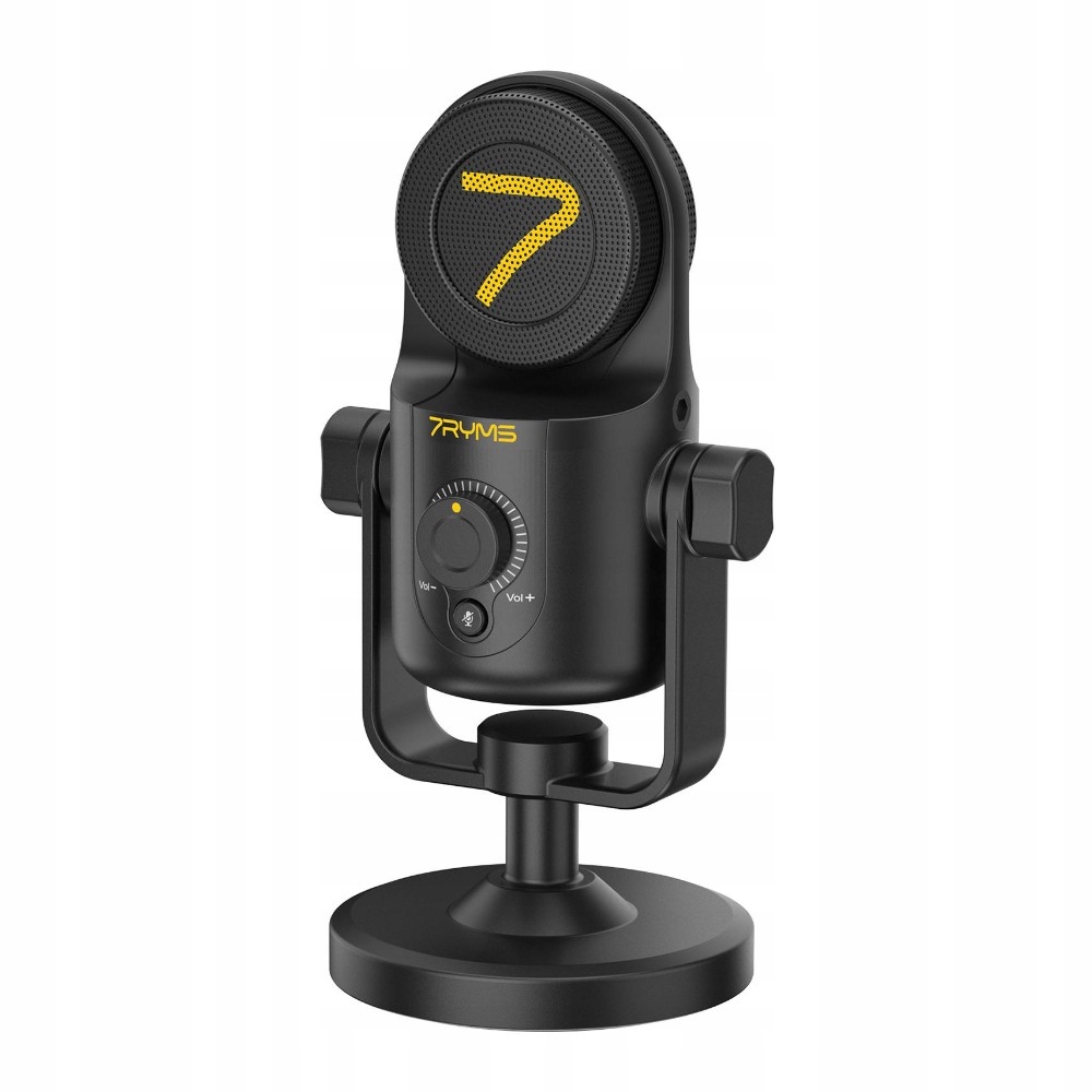 7Ryms Sr-usb Mini mikrofon pojemnościowy Usb-c/usb-a z podstawką
