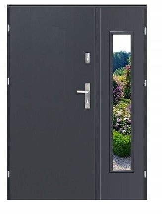 Vnější ocelové dvoukřídlé dveře Vena Duo 120 cm, pravé/levé provedení