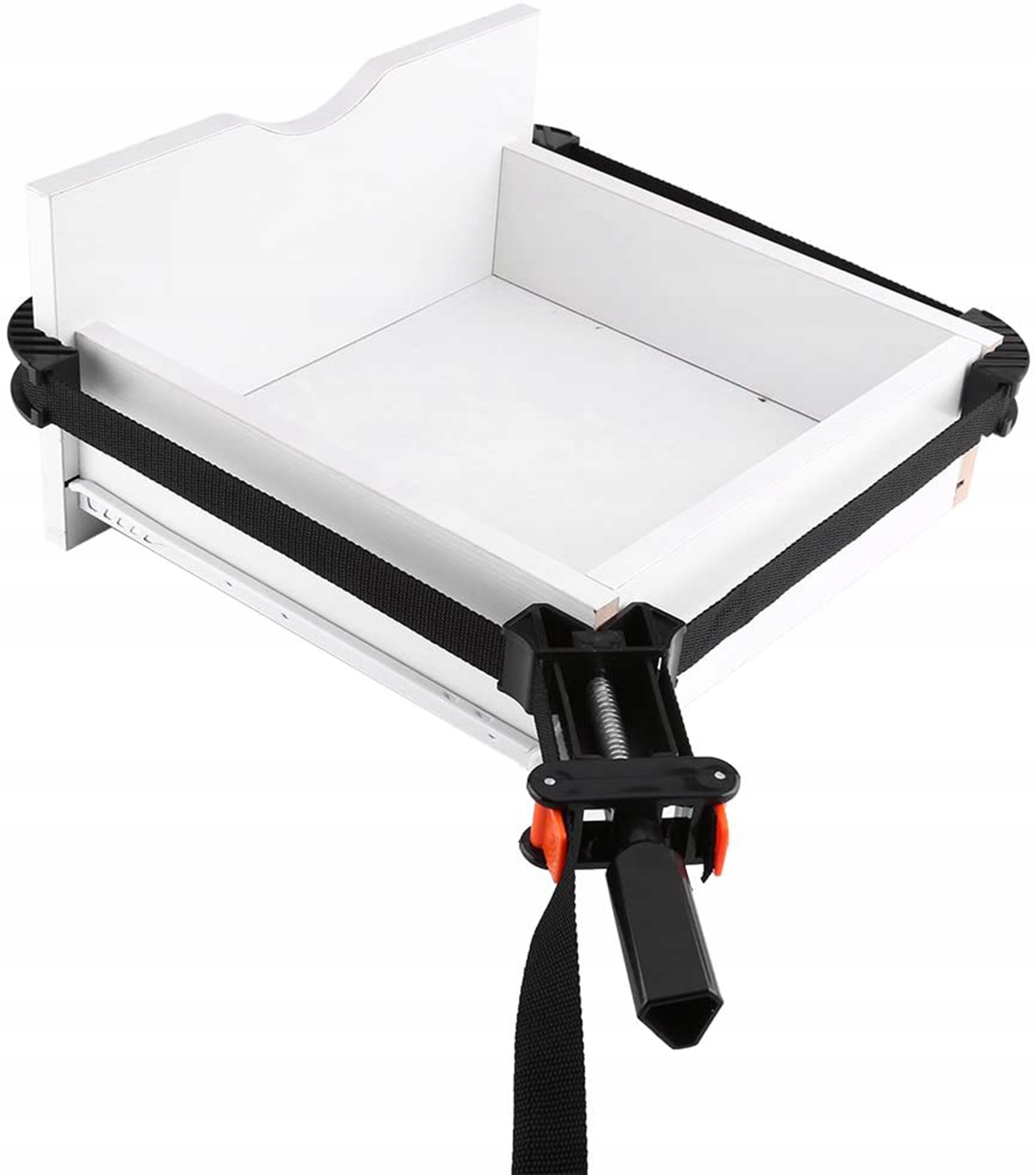 ŚCISK STOLARSKI TAŚMOWY MONTAŻOWY KĄTOWY DO RAM 4 Wysokość szczęk 40 mm