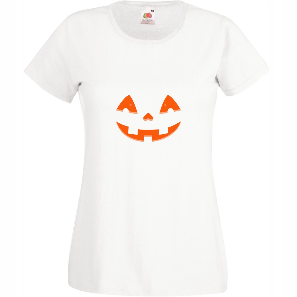 

Koszulka scary halloween dynia XL biała