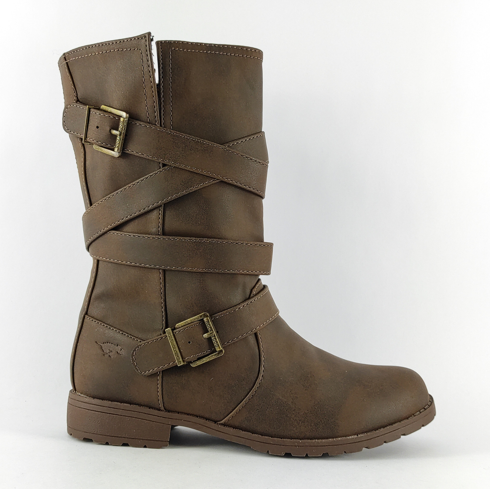 BOTKI KOSTKĘ ZA DŁUŻSZE 38 Kolor brązowy