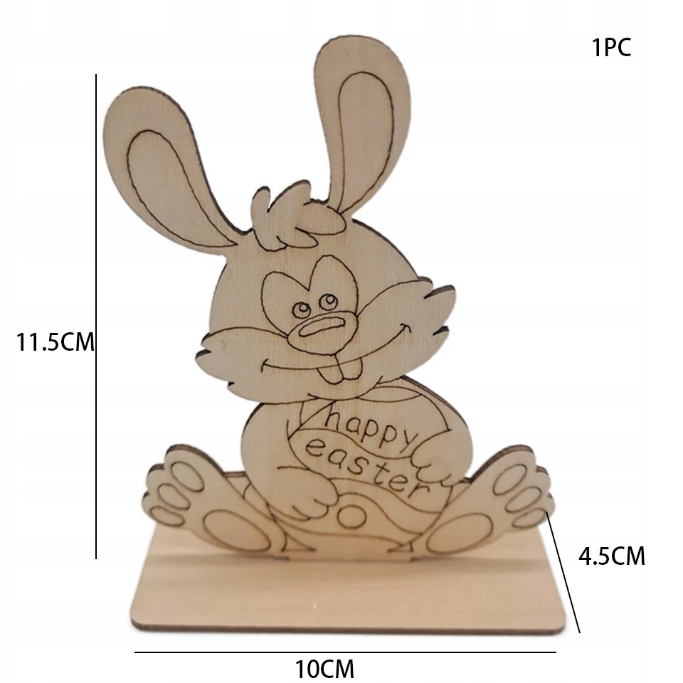 OZDOBA FIGURKA ŚWIĄTECZNA WIELKANOC ZAJĄC DEKOR model 2 Marka inna