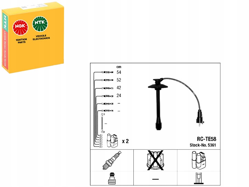 NGK5361 Výškové Kabely Toyota 2,0/2,2 Avensis Asistent řidiče #33
