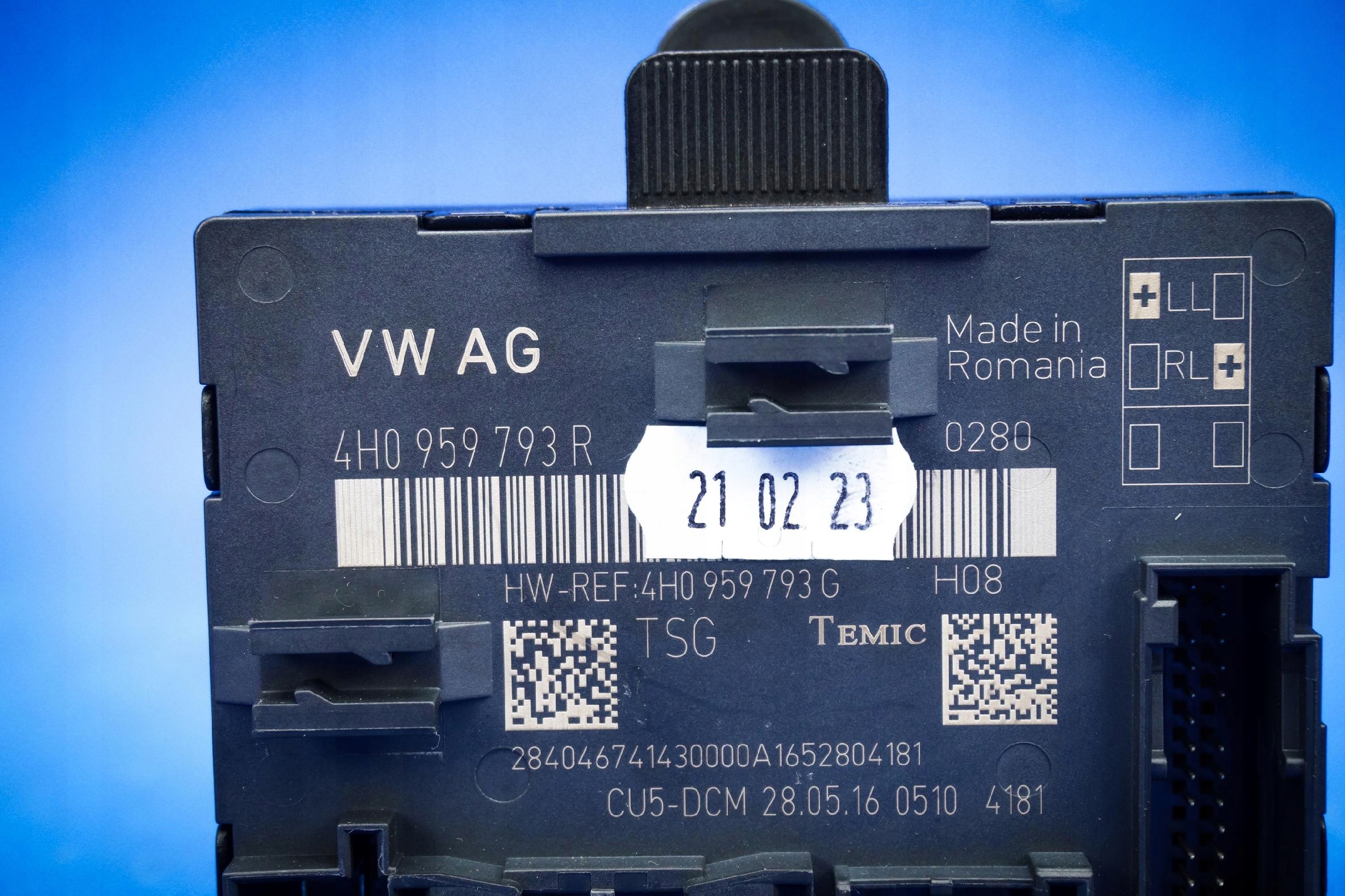 control unit door front Audi A8 4H 4H0959793R dociag