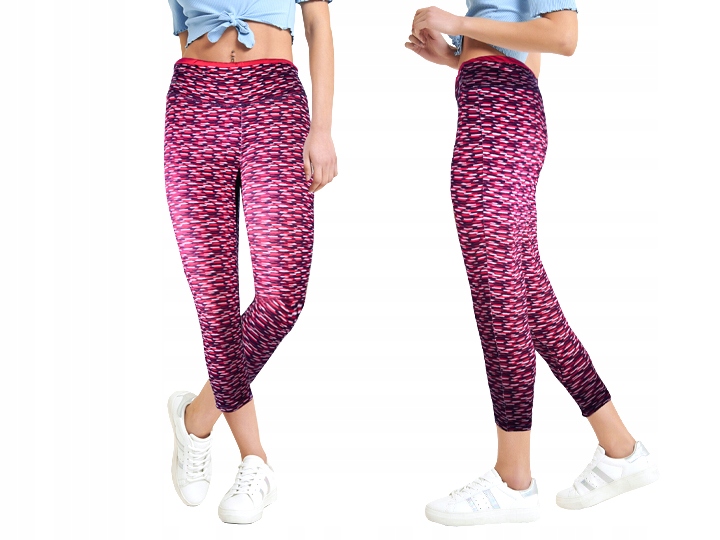 

Leginsy Sportowe Damskie Fitness Legginsy Roz. M