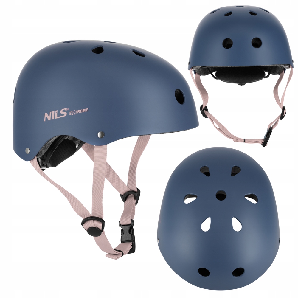 Kask Rowerowy Regulowany Na Rower Hulajnogę Rolki Wentylowany Ochronny Nils