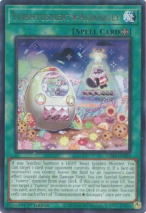 Yu-Gi-Oh! TCG: YummyusmentAcroquey (JUSH)