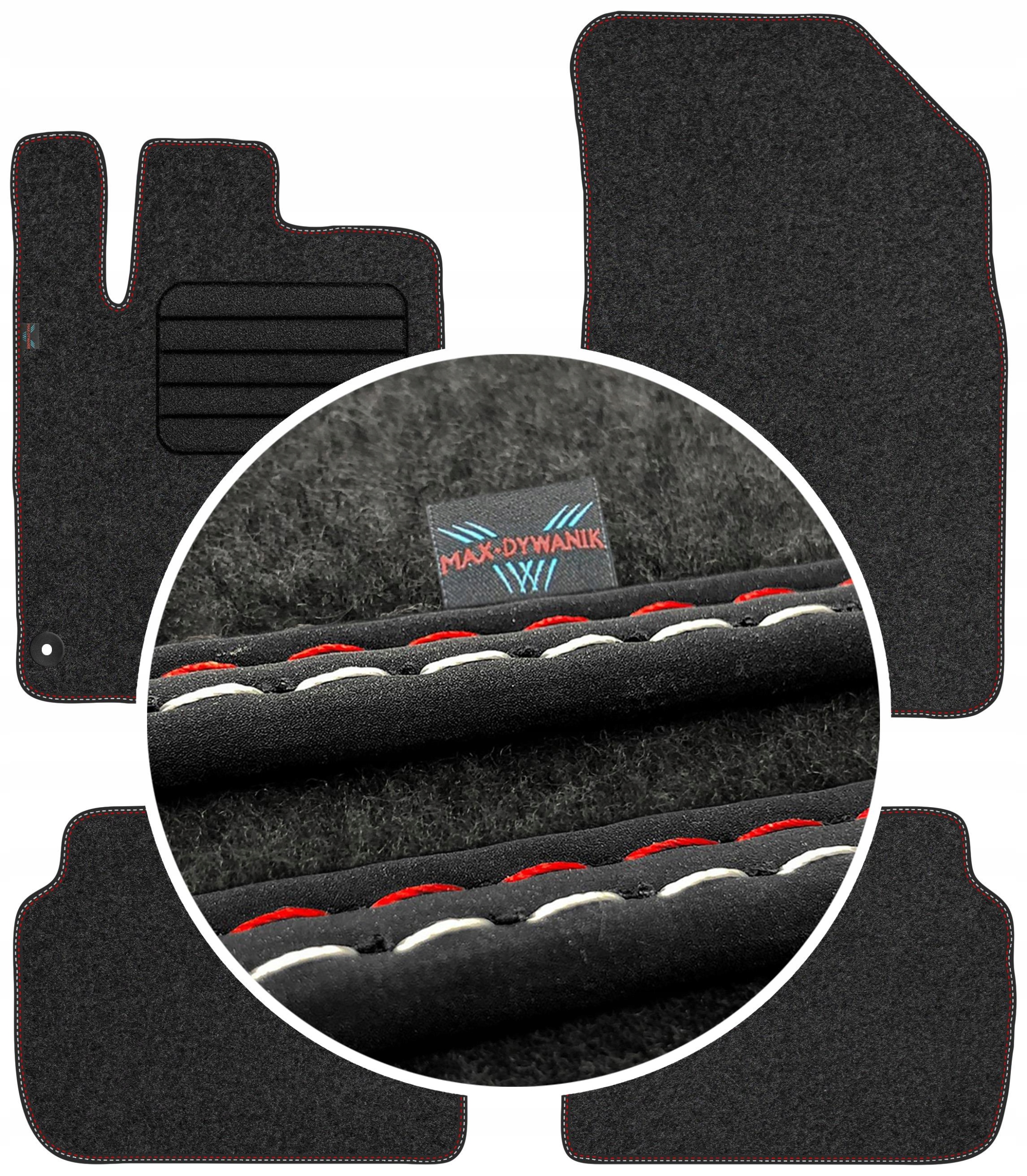Peugeot 407 2004-2011 Velurové autokoberce Koberce do auta