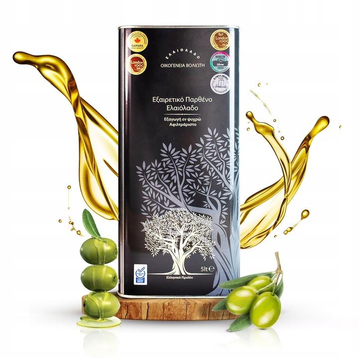 Voliotis family Řecký extra panenský olej oceněný 5000 ml sklizeň 25/26