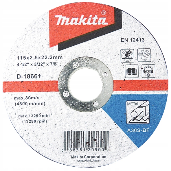 

Makita Tarcza Tnąca D-18574 125mm x 3mm