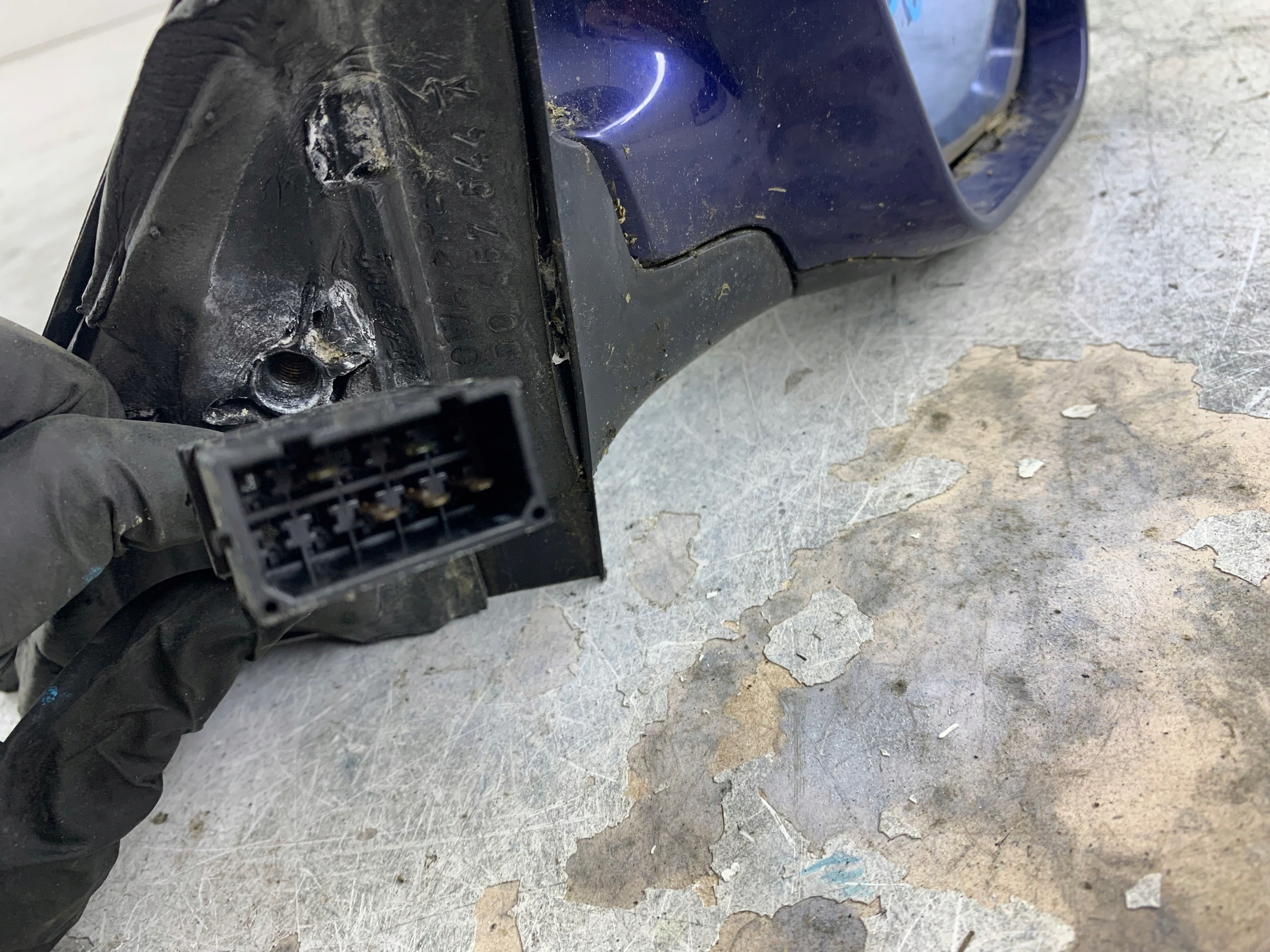 AUDI A4 B5 mirror right LZ5K 5 PIN