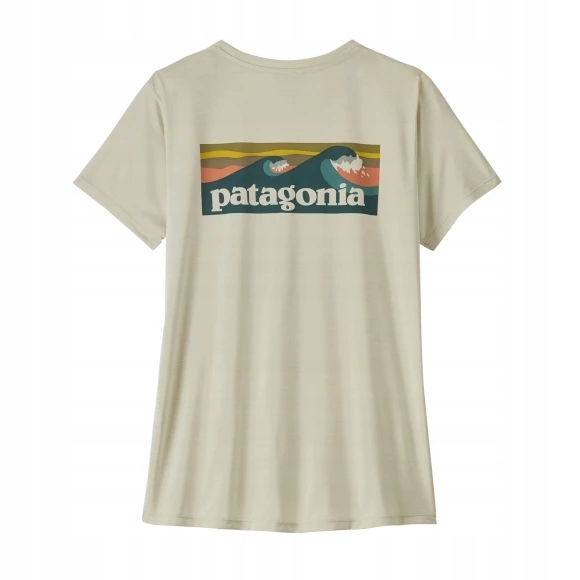 Koszulka Patagonia Capilene Cool Daily Shirt Boardshort Logo Dyno White: Xs