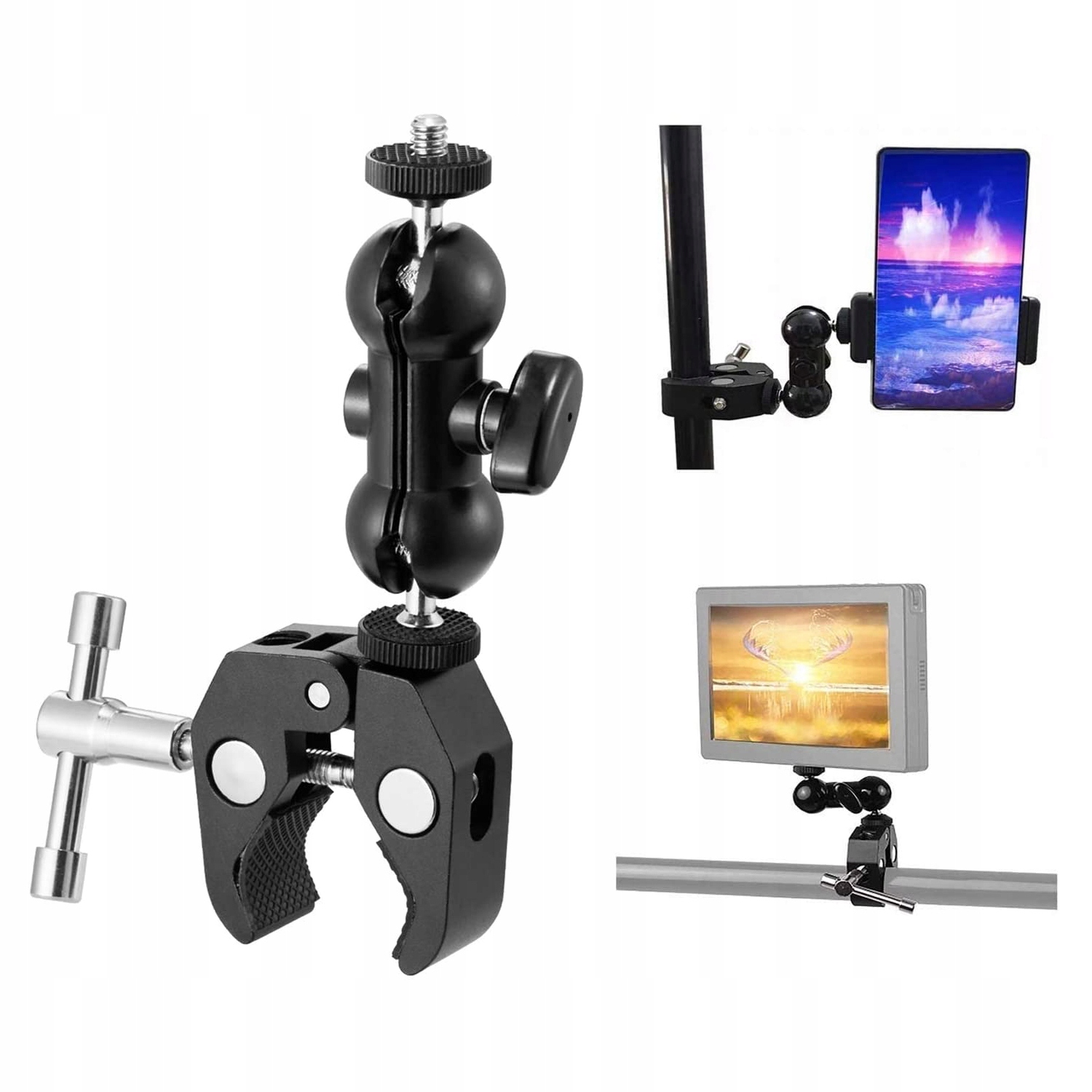 UCHWYT ZACISK CRAB CLAMP MAGIC ARM STATYWU 1/4 Kod producenta PH0561