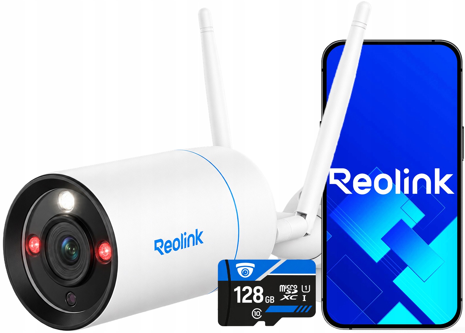 Ip kamera 8MPx tubusová venkovní Reolink W330 WiFi 6 Mikrofon MicroSD 128GB