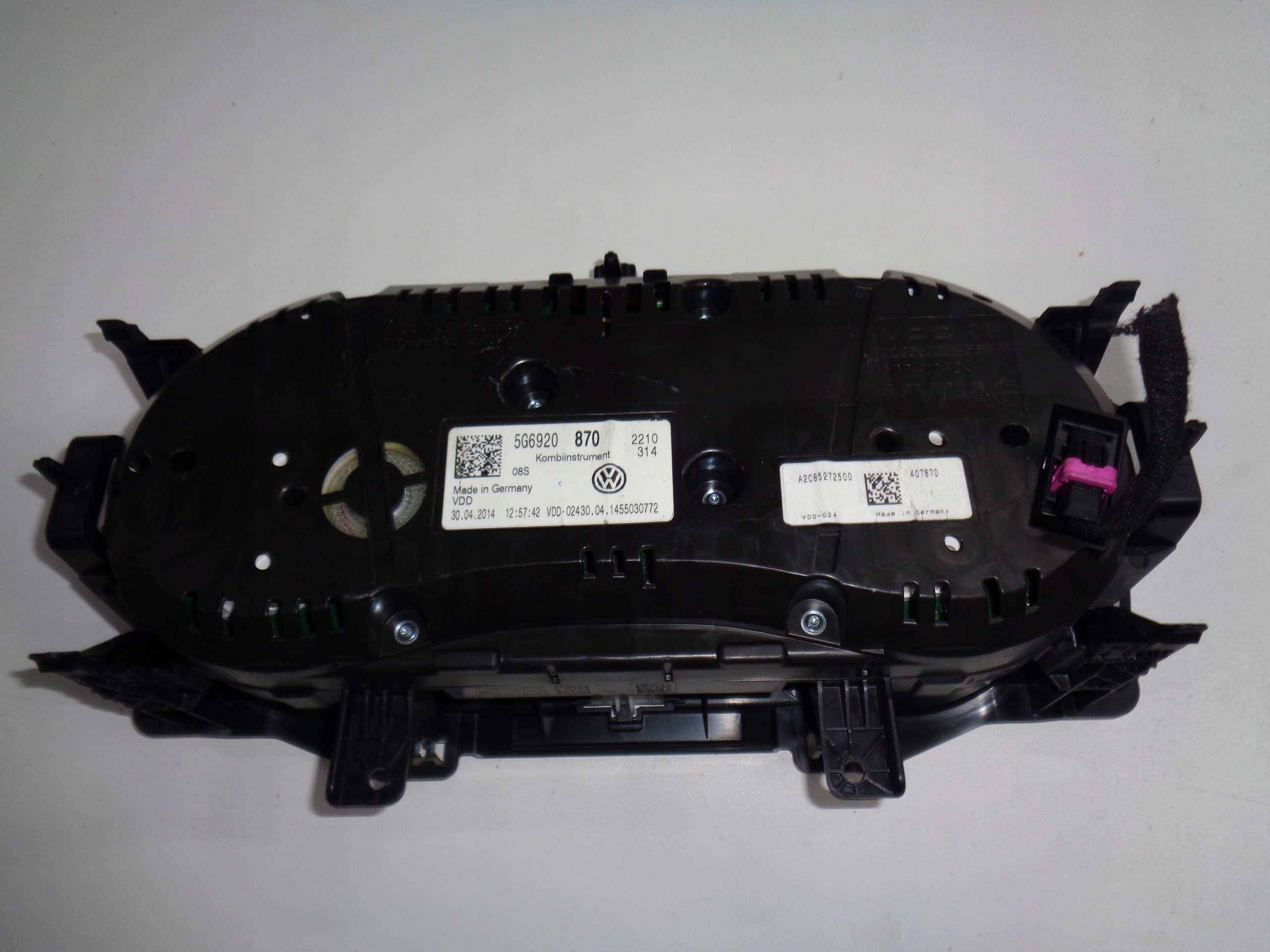 VW GOLF 7 VII GTI 2.0 TFSI dials dials