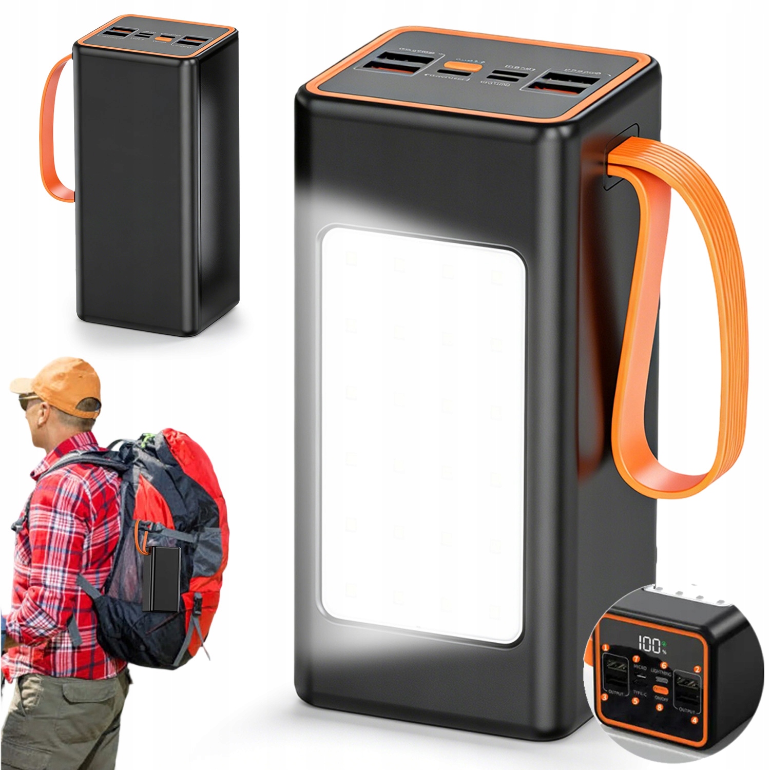 Powerbanka 50000 Mah Rychlé Nabíjení Součástí Balení, Přenosná, Vysoce Kvalitní