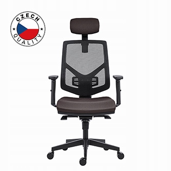 Powerton Ergo Tina Ergonomická kancelárska stolička, Sivá