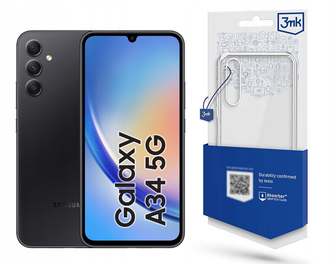 

3MK Clear Case Etui do Samsung Galaxy A34 5G