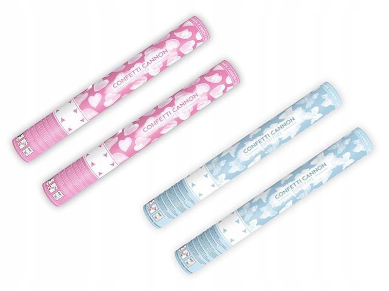 

Zestaw Tub Motylki Serca Białe 40cm 4szt