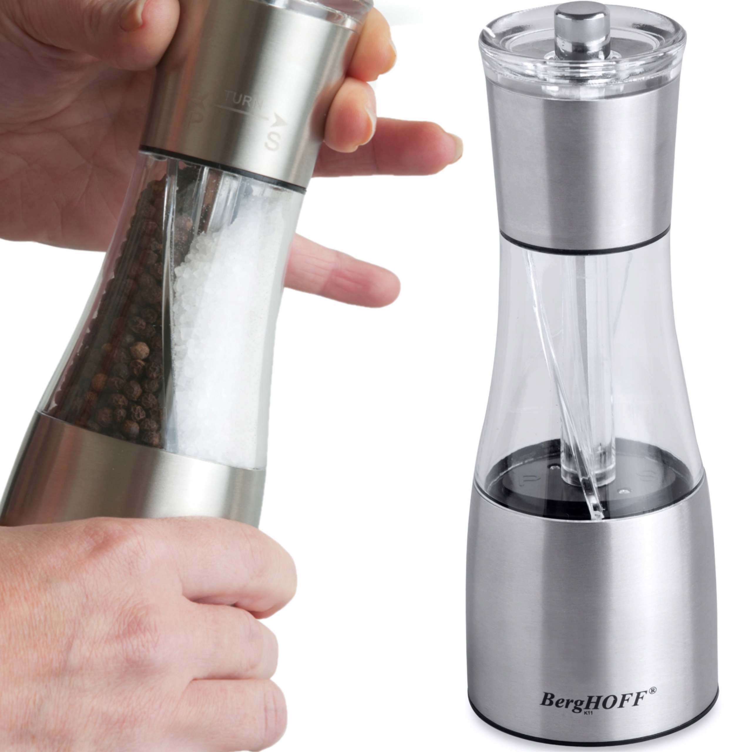 Młynek do soli i pieprzu BergHOFF DUO 1106244