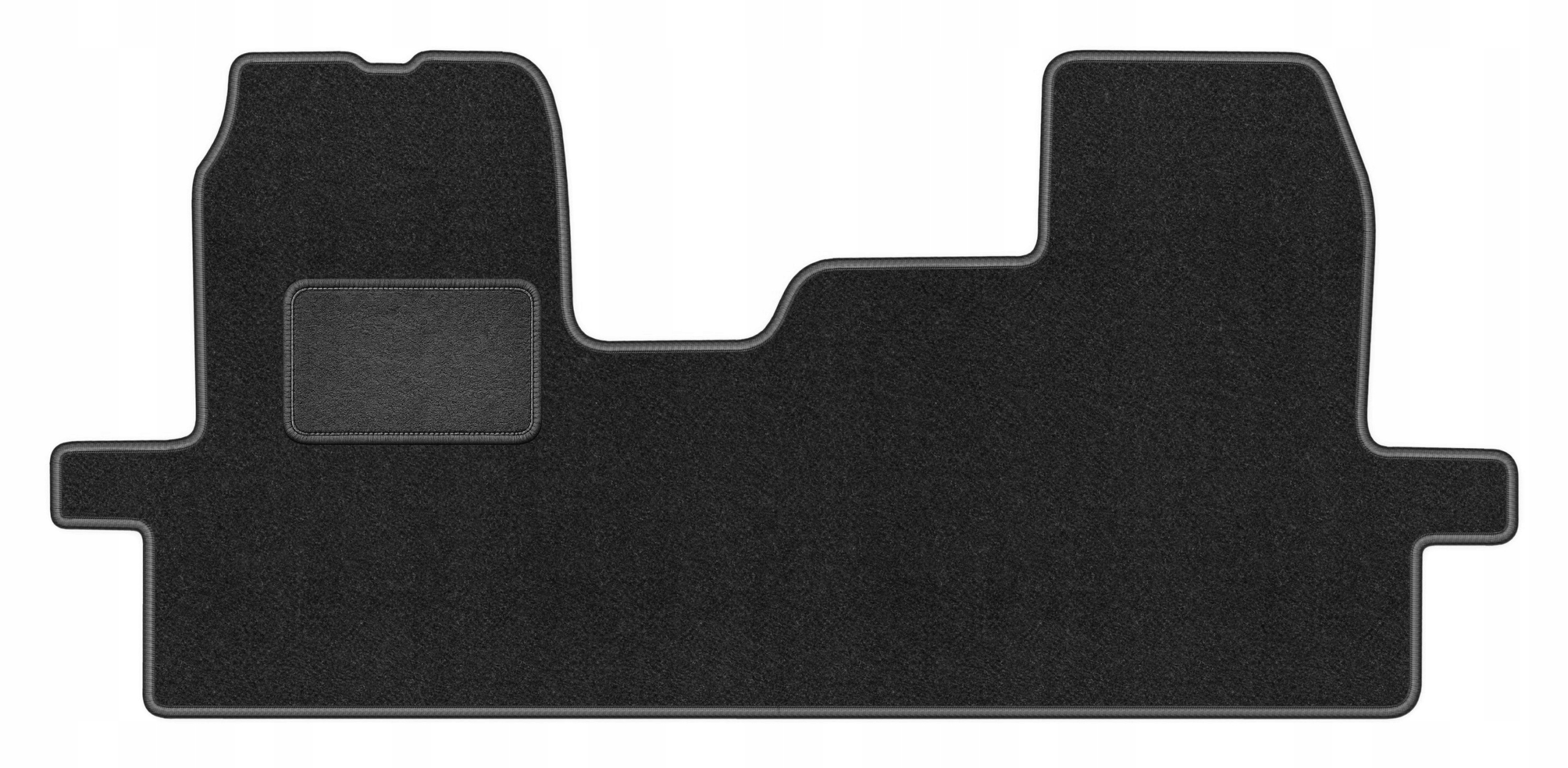 Dywaniki samochodowe welurowe do Ford Transit MK7 przód Lux grafit 1 szt.