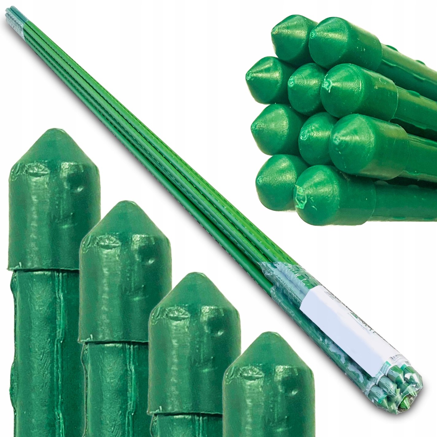 TYCZKA PODPORA PALIK POMIDORÓW PAPRYKI KWIATÓW ROŚLIN WARZYW 120CM 20 SZTUK