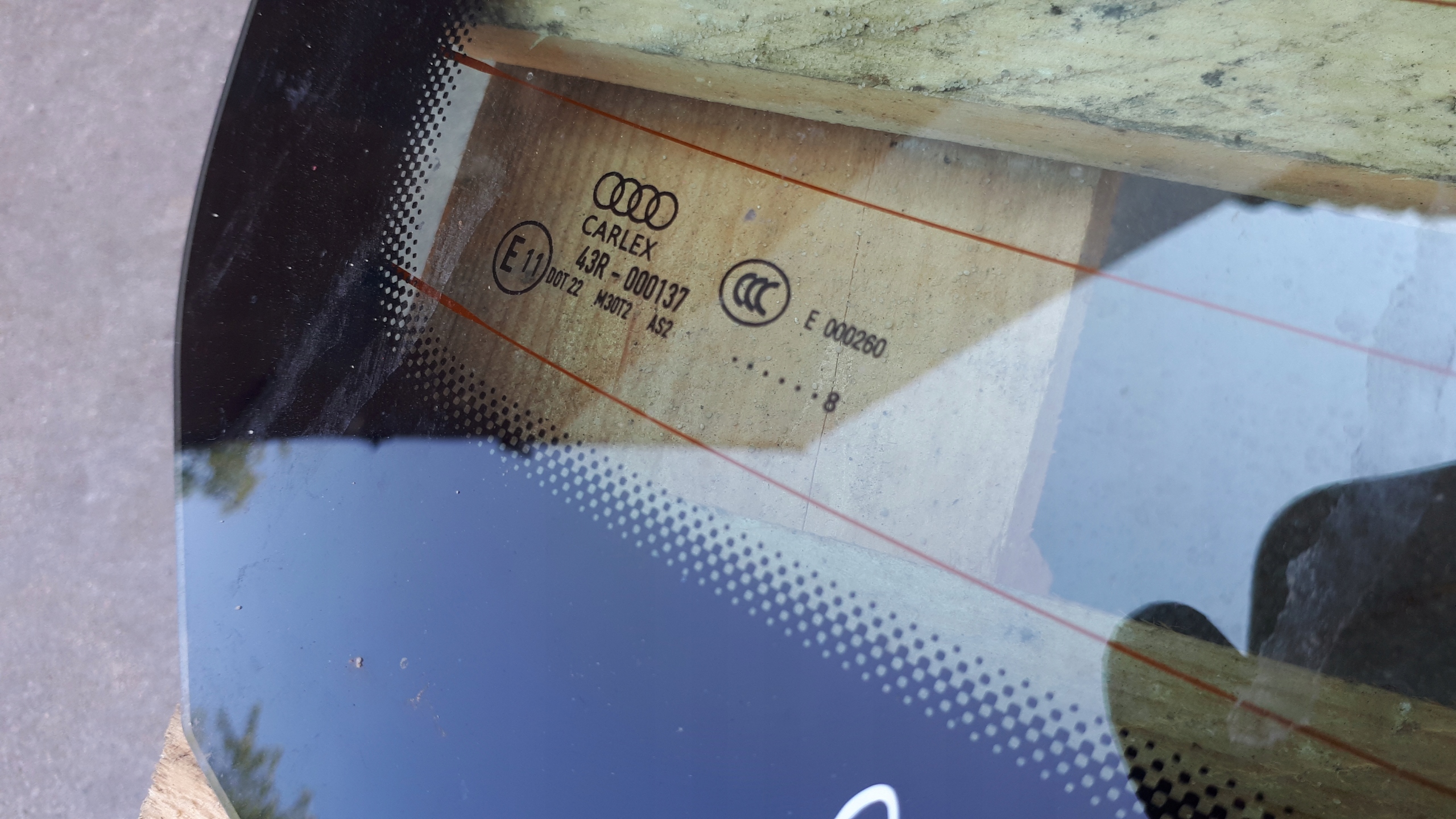 A4 B9 8W S4 window bodywork rear part sedan AS2 18R