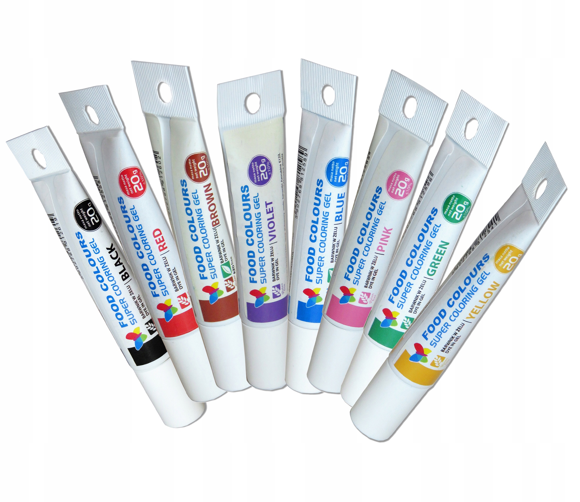 Levně Potravinářská barviva v Gelu Komplet komplet 160 g