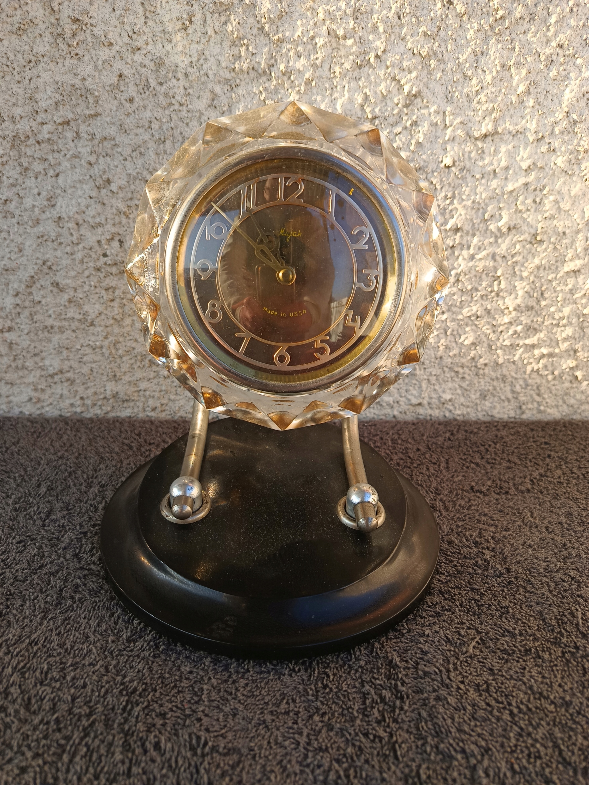 Radziecki zegar kominkowy Majak