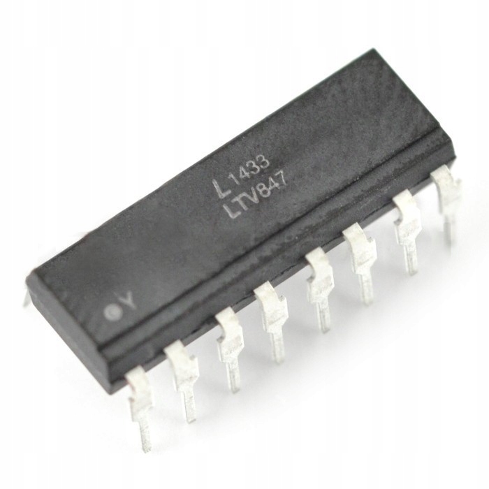 

Transoptor wielokrotny LTV847 - Tht