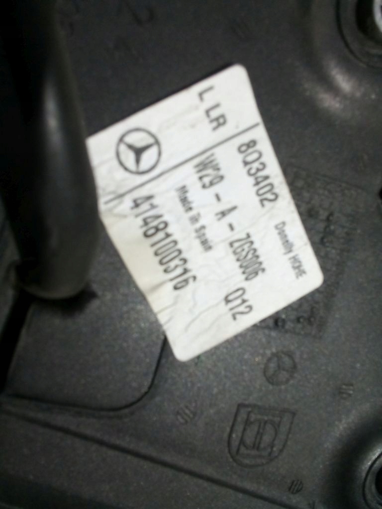 Mercedes Vaneo W414 mirror right el. 7 PIN 9744