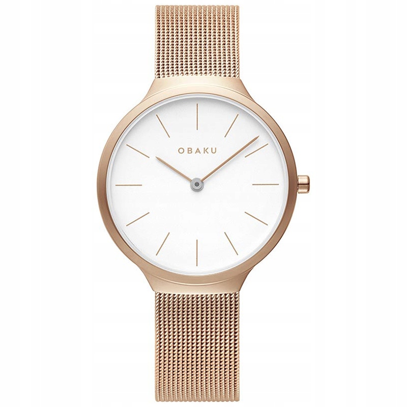 Dámské hodinky Obaku Denmark V240LXVWMV růžové zlato