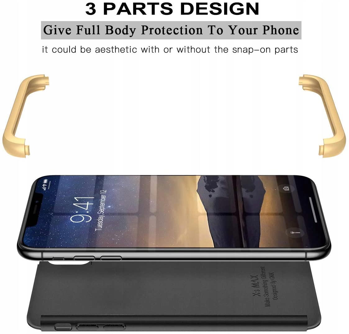 ETUI 360 GKK CASE CARBON DO IPHONE Xs Max Marka Inna